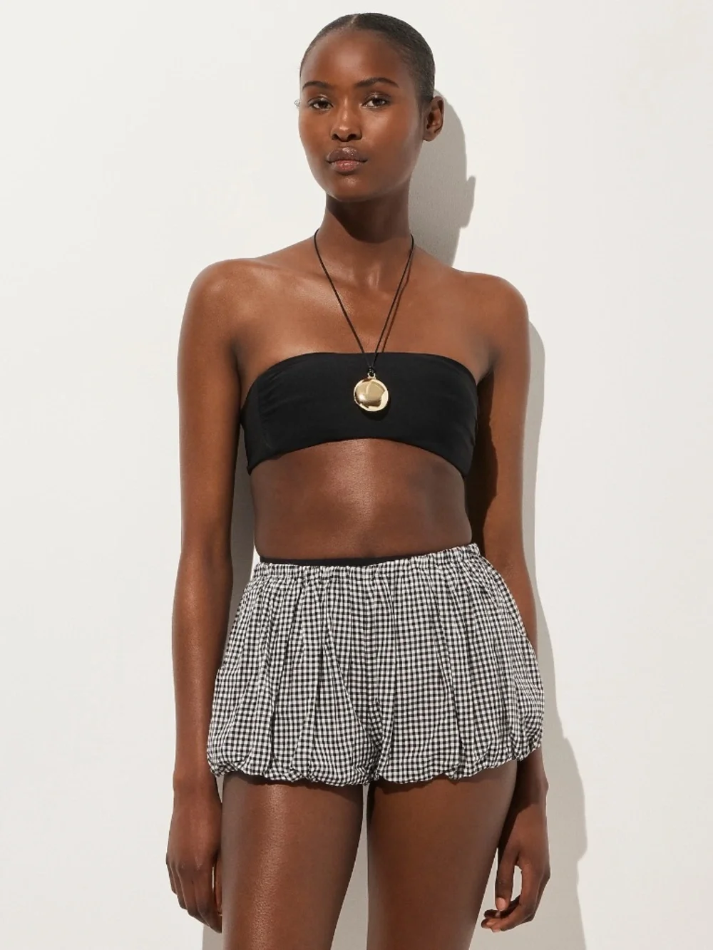 NWT J.Crew Bubble-hem Beach Short in Gingham